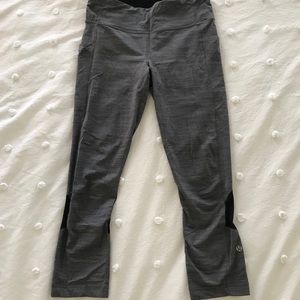 Lululemon gray/ black leggings